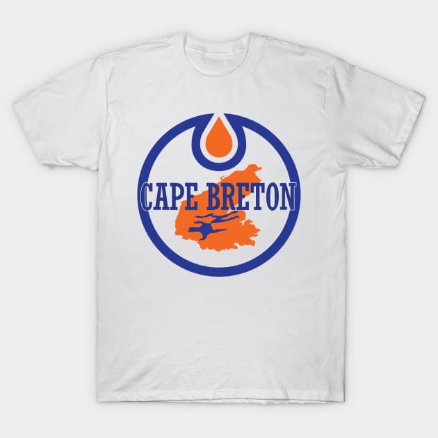 Cape Breton Oilers T-Shirt by MindsparkCreative